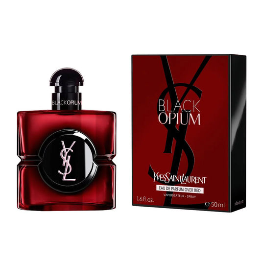 Yves Saint Laurent Black Opium Over Red Eau de Parfum for Women 1.6 oz / 50 ml – Used / Pre-Owned